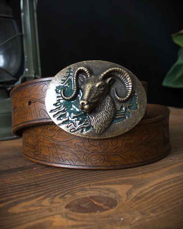 Svetlohnedý poľovnícky opasok Muflón