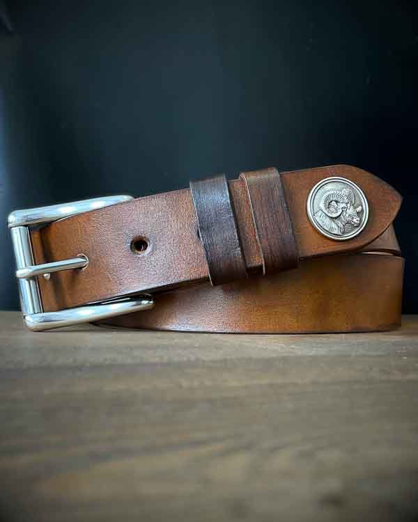 Svetlohnedý poľovnícky opasok Muflon - Concho