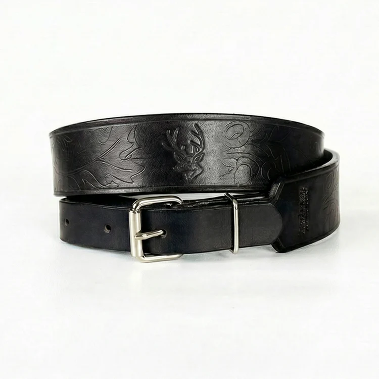 Kožený remeň na zbraň Black