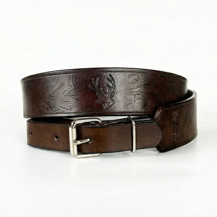 Kožený remeň na zbraň Chocolate