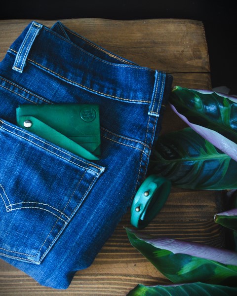 Peňaženka Origami Green