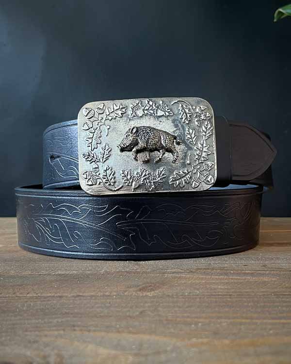 Čierny poľovnícky opasok Diviak