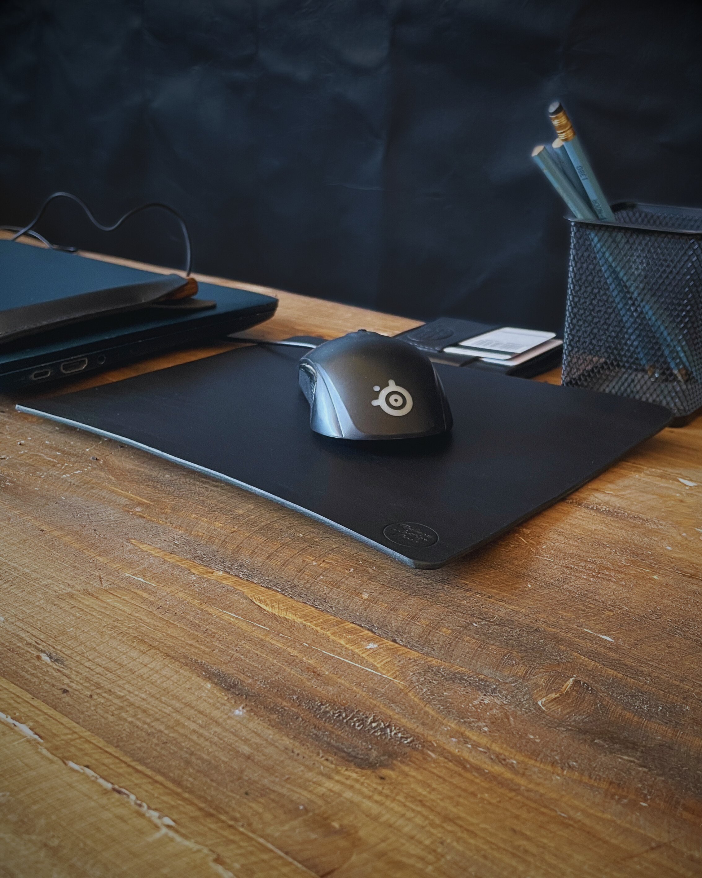 Kožená podložka pod myš