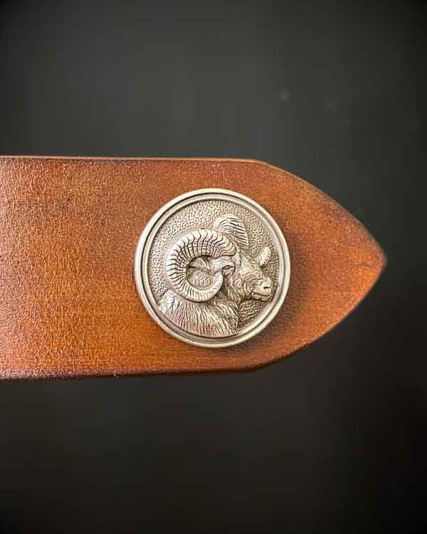 Svetlohnedý poľovnícky opasok Muflon - Concho