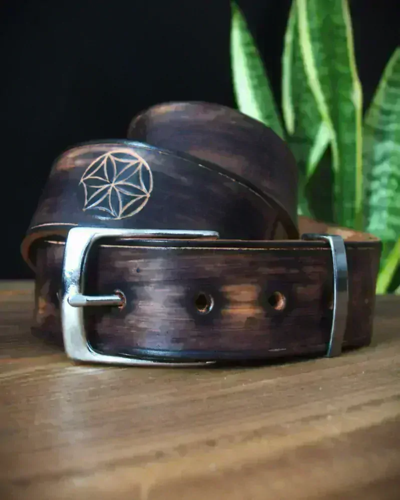 Opasok Perunov kvet Black vintage