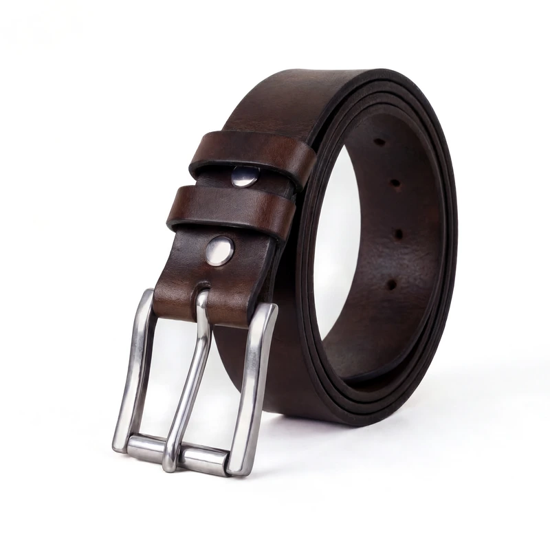 Pánsky kožený opasok Chocolate