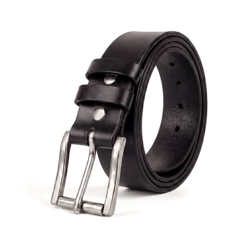 Pánsky kožený opasok Black