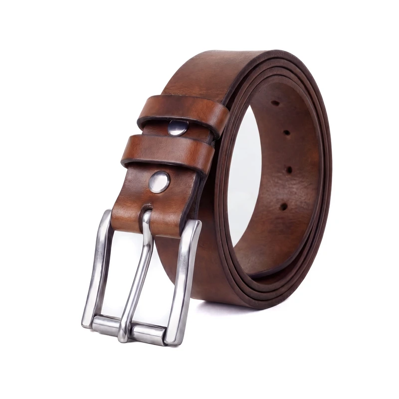 Pánsky kožený opasok Walnut