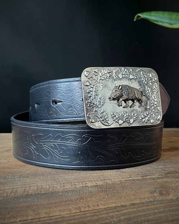 Čierny poľovnícky opasok Diviak