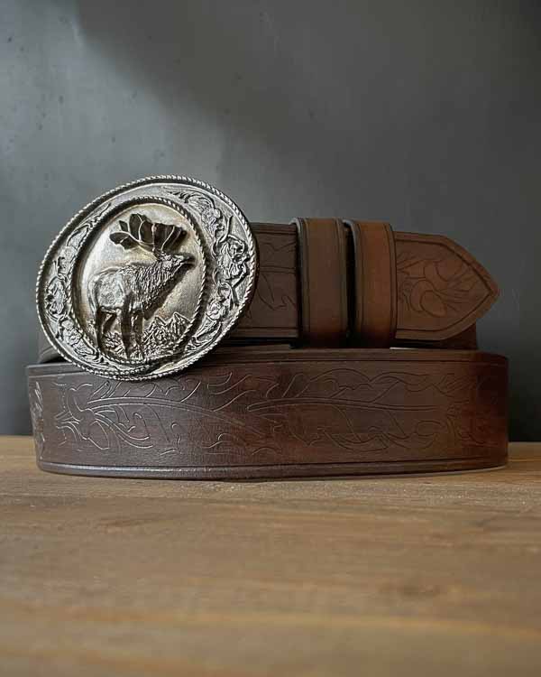 Tmavohnedý poľovnícky opasok Fallow 