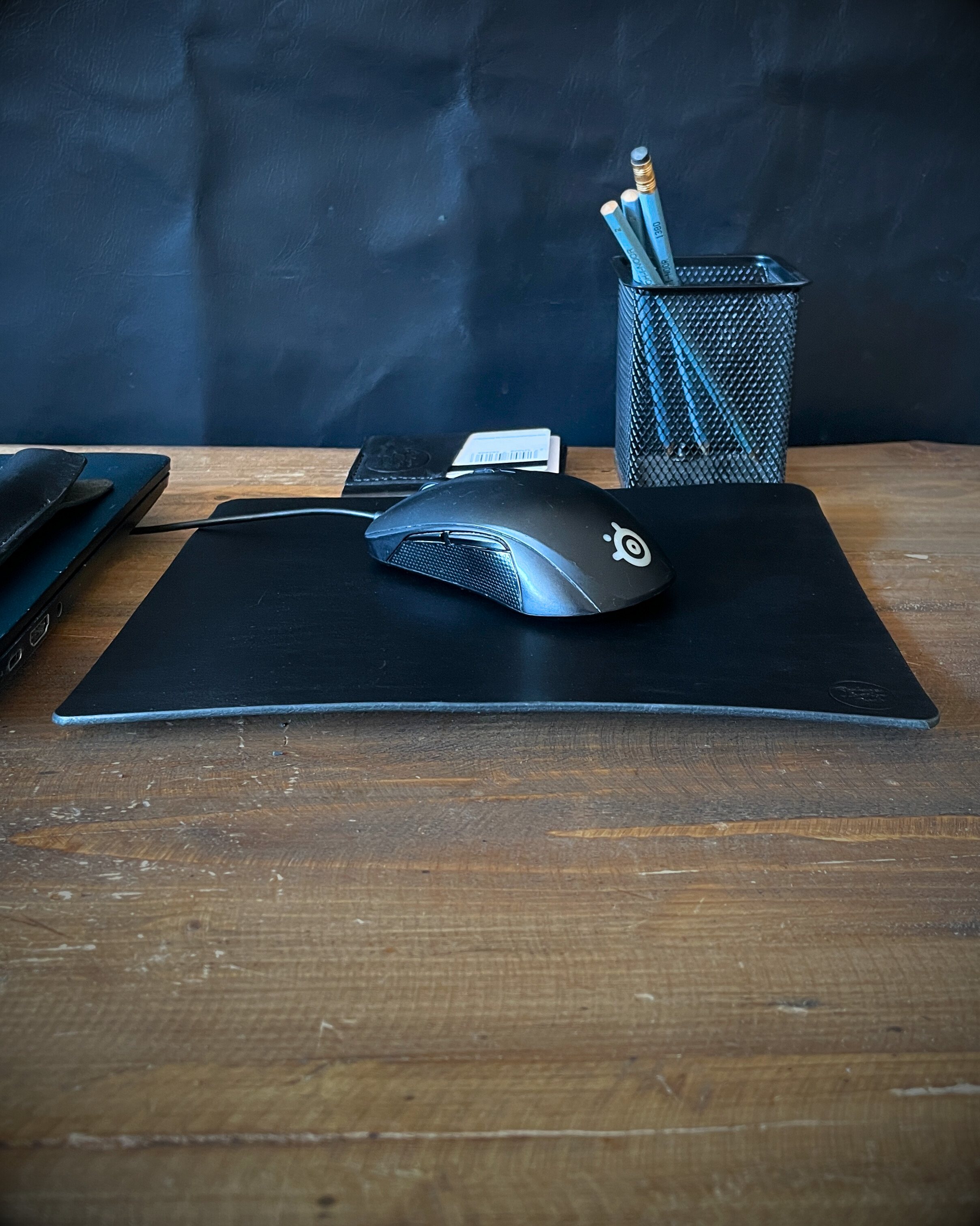 Kožená podložka pod myš