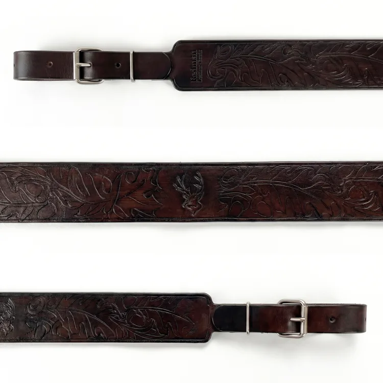 Kožený remeň na zbraň Chocolate