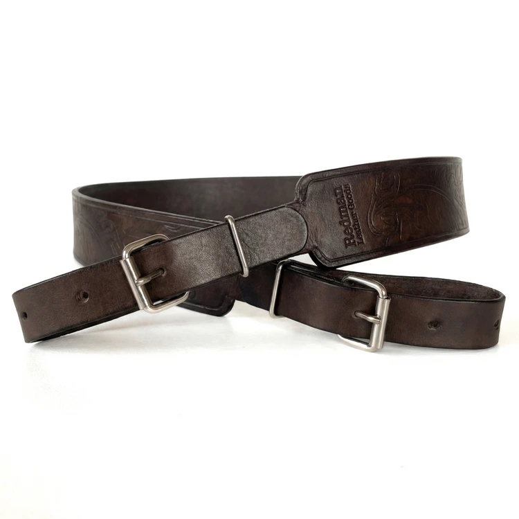 Kožený remeň na zbraň Chocolate