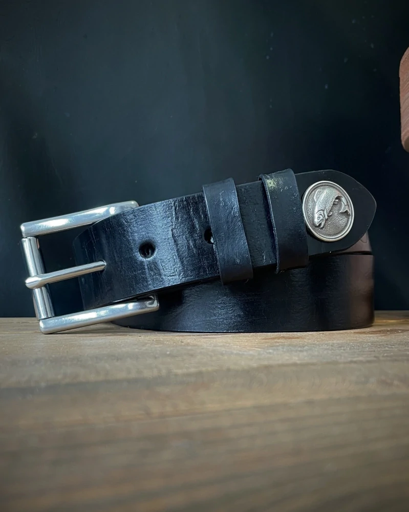 Kožený rybársky opasok Fish