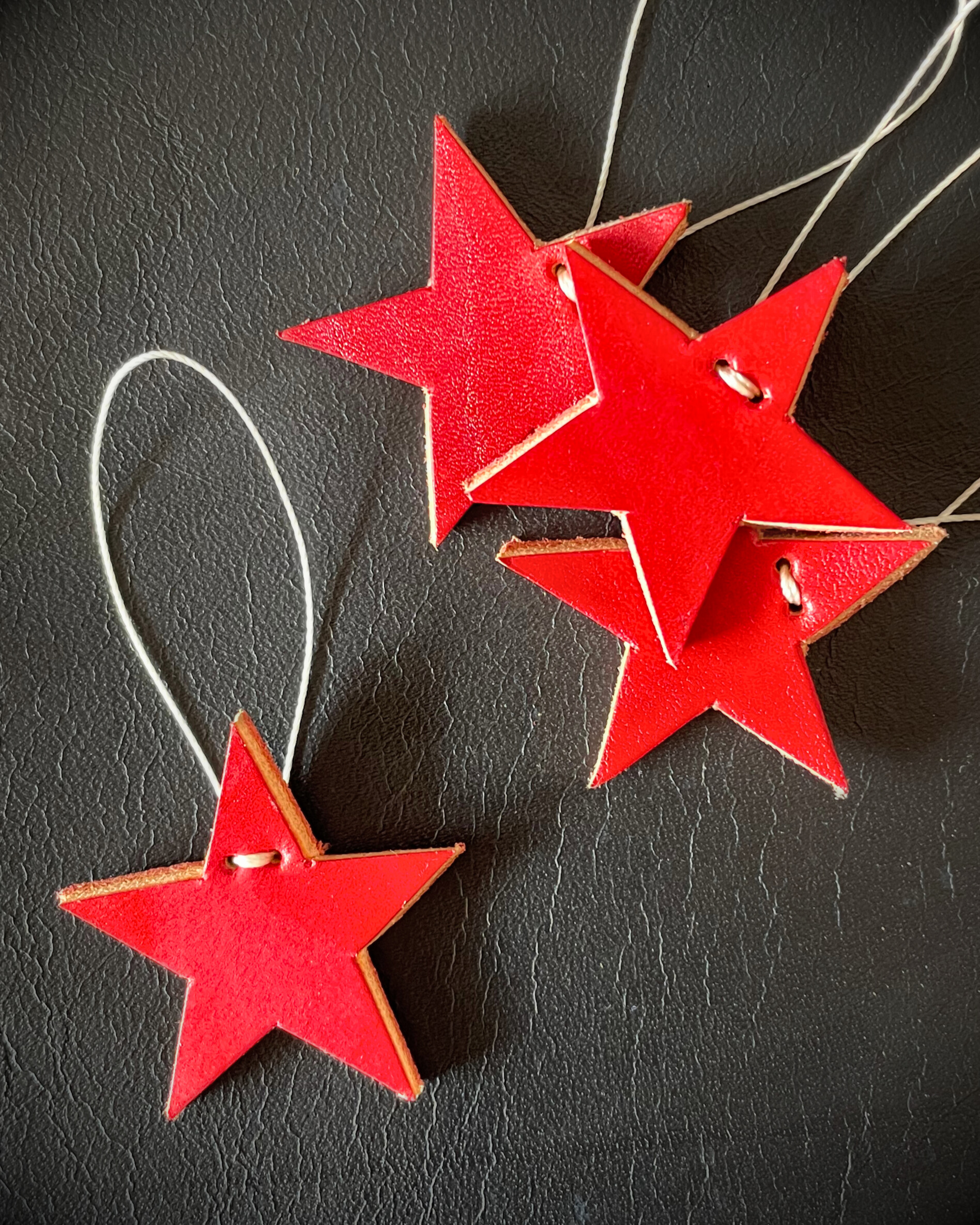 Vianočné hviezdičky mini red