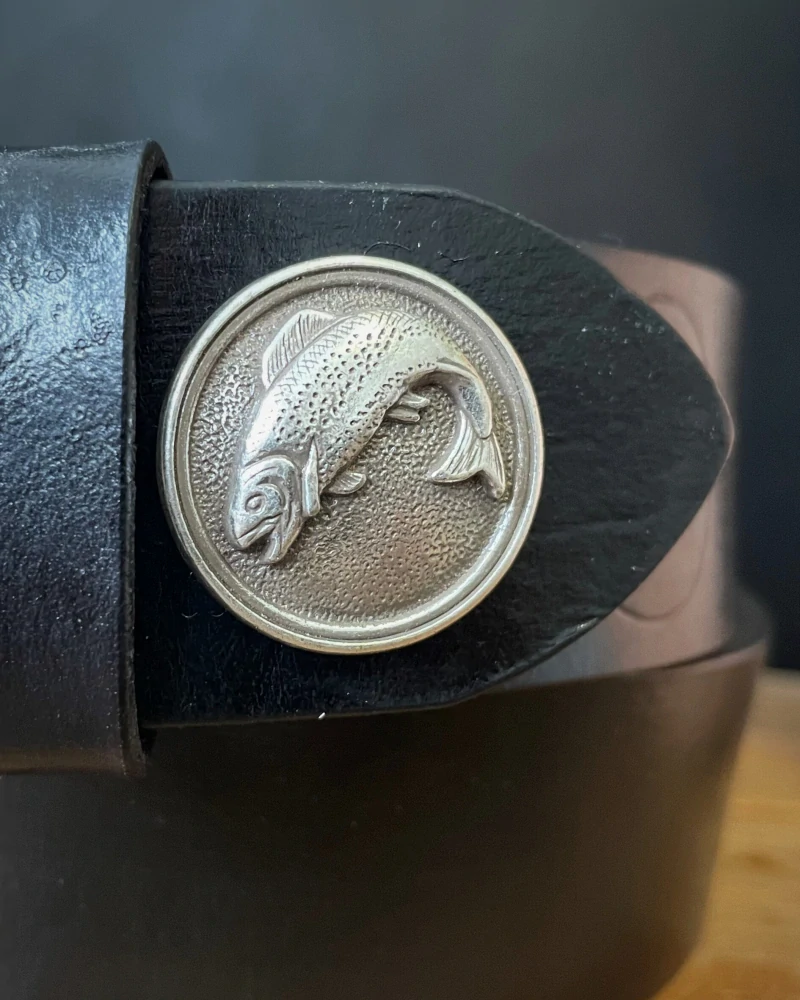 Kožený rybársky opasok Fish