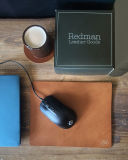 Kožená podložka pod myš