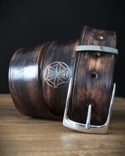 Opasok Perunov kvet Black vintage